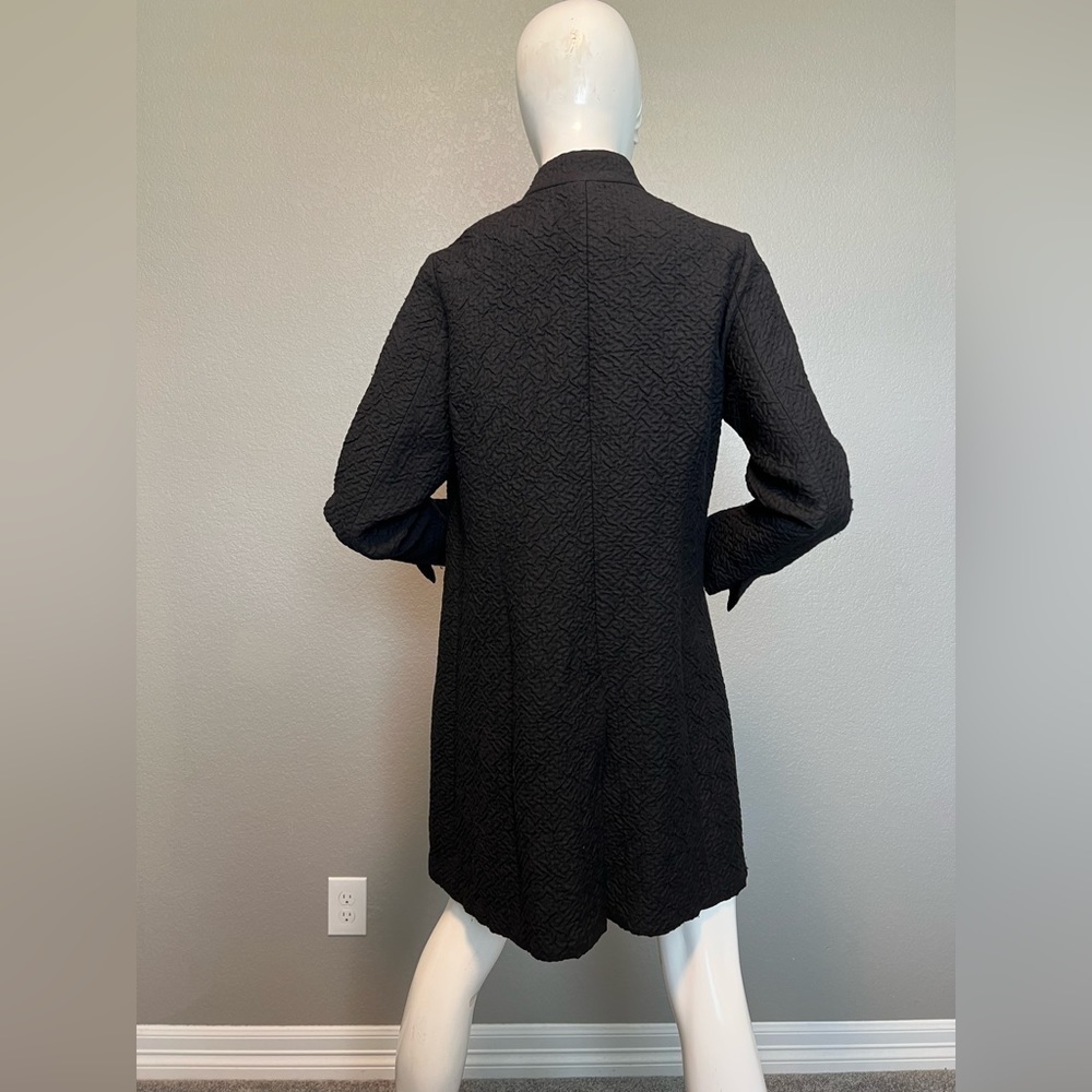 Eileen Fisher -Dress Jacket Black
Small A-Line Asian Woven Wool EUC - Picture 5 of 12